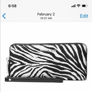 Mk  large bag with wallet and dust bag